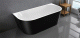 Wellis Calabria black 170x80 szabadon álló akrilkád