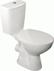 AQUALINE Juan monoblokkos Wc, hátsó kifolyású, oldalsó vízbekötéssel, duál gombos öblítőme (LC2154)