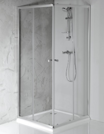 Aqualine AGGA szögletes zuhanykabin 90x90x185 cm (HLF909)