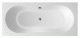 Aqualine Jizera akril kád 180x80x39 cm, láb nélkül (G1880) - RAKTÁRON