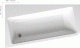Ravak 10° 160*95 akril fürdőkád