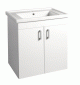 Aqualine POLY Mosdótartószekrény 66x74,6x46,5 cm +ZENO mosdó 70x48,5 cm